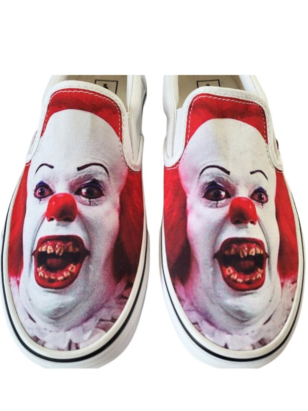 VANS Classic Slip-On Pennywise X House of Terror Sneakers - Women's 8 Men's 6.5 - Picture 3 of 10